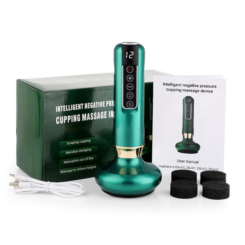 Electric Cupping Massager Vacuum Suction Scraping Therapy Body Massage Machine