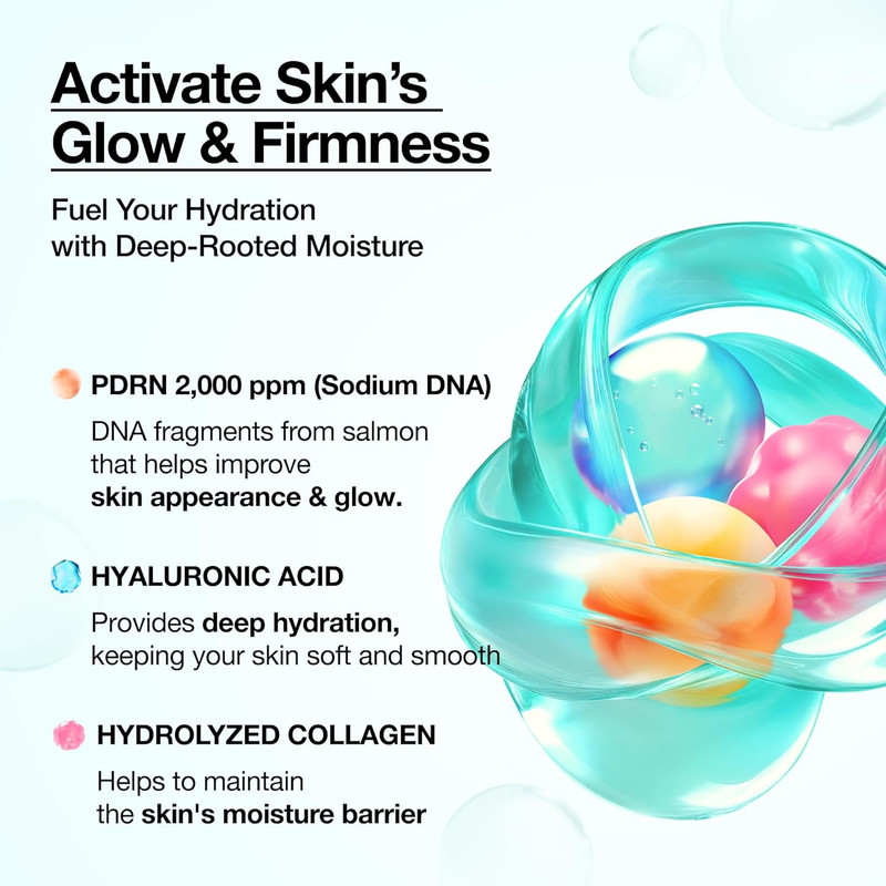 PDRN Collagen Glow Facial Serum Spray, Hydrating Face Mist, Hyaluronic Acid, dew gallery