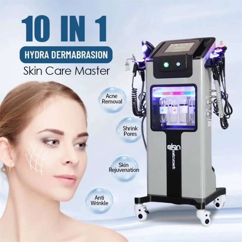 10 in 1 Face Hydro Dermabrasion Machine Blackheads Removal Skin Deep Cleaning