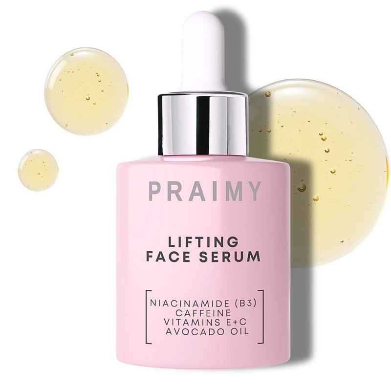 Lifting Face Serum with Niacinamide, Caffeine, Vitamin C & E – Nourishing Bot…