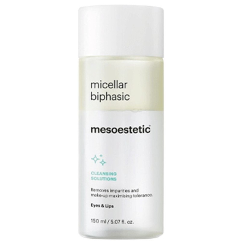 Mesoestetic Micellar Biphasic |Cleanser Waterproof Makeup Remover|Eyes|Lips