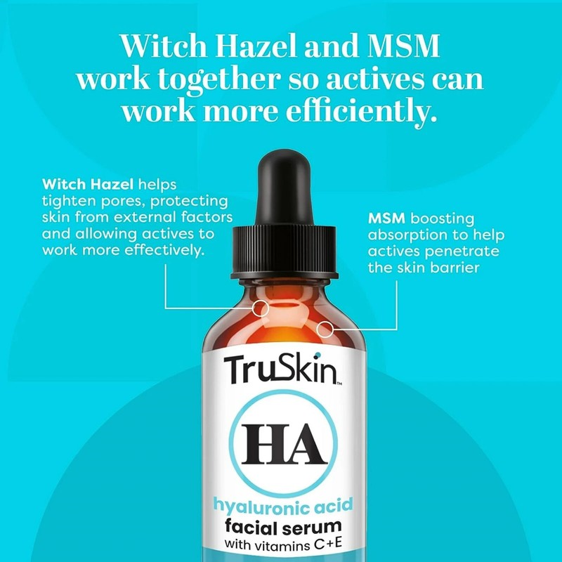 2 packs-TruSkin Hyaluronic Acid Serum for Face, Hydrating Facial Serum 1 fl oz gallery