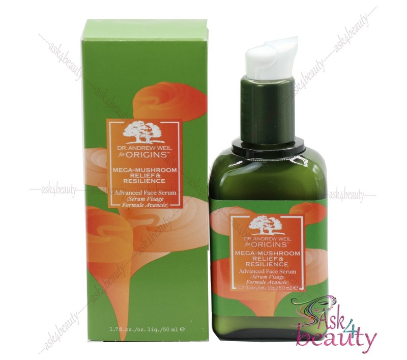 Origins Mega Mushroom Relief & Resilience Advanced Face Serum 1.7 oz New In Box