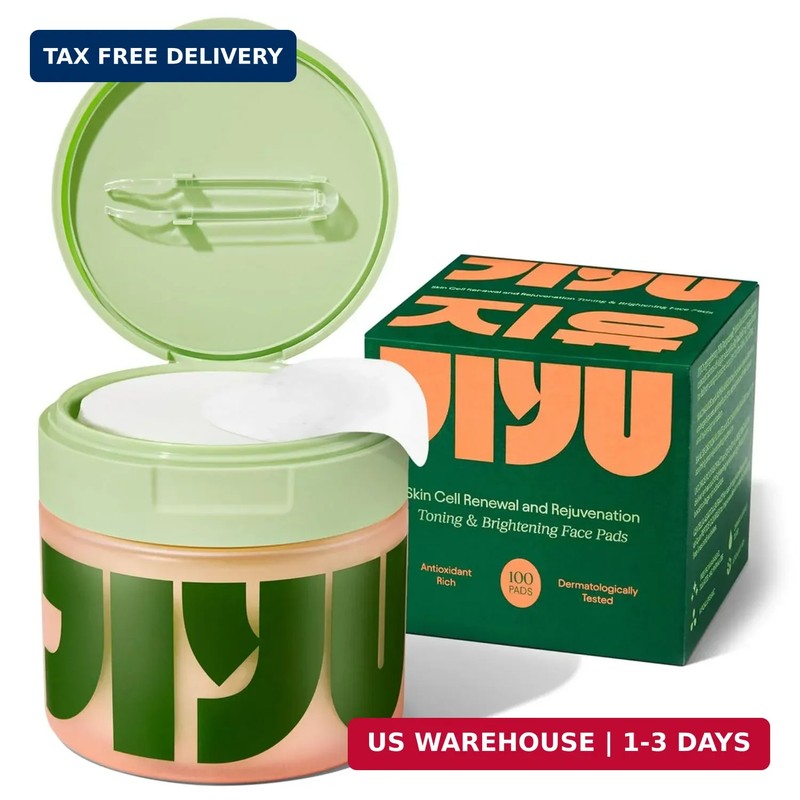 JiYu Toning Polish Pads - Korean Skincare for Dark Spots, Wrinkles & Dull Skin - gallery