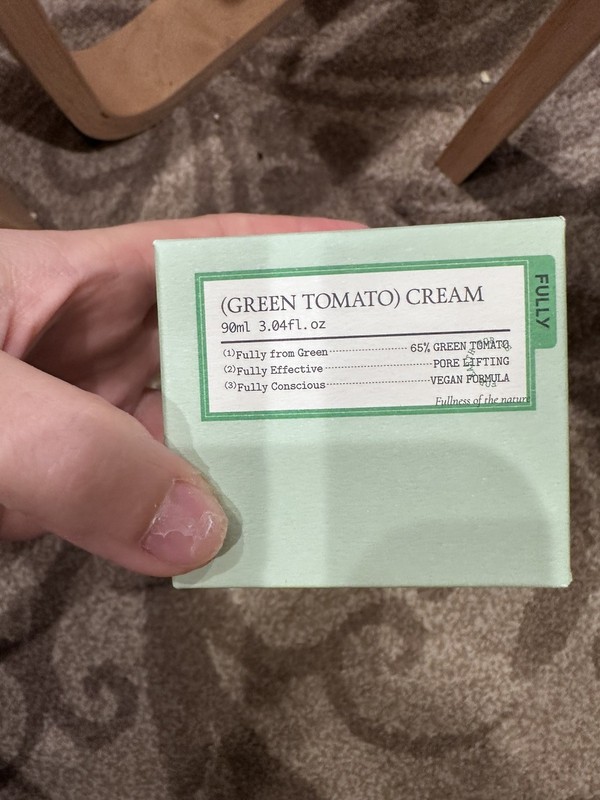 FULLY Green Tomato Facial Cream, Pore Lifting with 65% Green Tomato Extract US