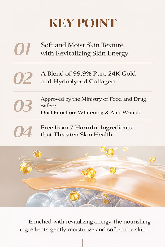 3W Clinic Collagen & Luxury Gold Revitalizing Comfort Gold Essence 150ml gallery