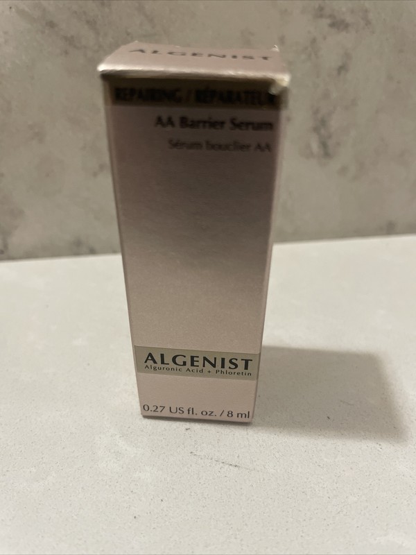 New No Seal Algenist repairing AA barrier serum 0.27 FL