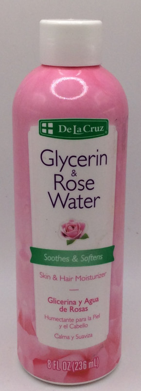 De La Cruz Glycerin & Rose Water Skin Moisturizer 8 oz 05/2026 🎈FREE SHIPPING🎈