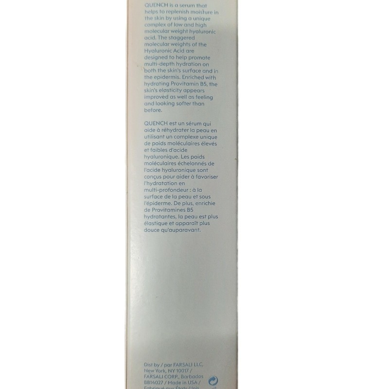Farsali Quench Moisture Replenishing Serum Hydrate + Replenish 1fl oz / 30ml NEW gallery