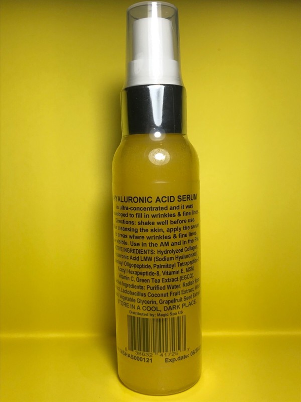 2oz Hyaluronic Acid Serum Collagen Anti-age Wrinkle Filler Peptide Matrixyl 3000 gallery