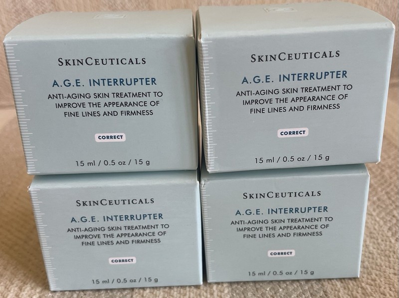 SKINCEUTICALS ORIGINAL AGE INTERRUPTER FACE CREAM EACH.5 Oz = 2 Oz AUTHENTIC