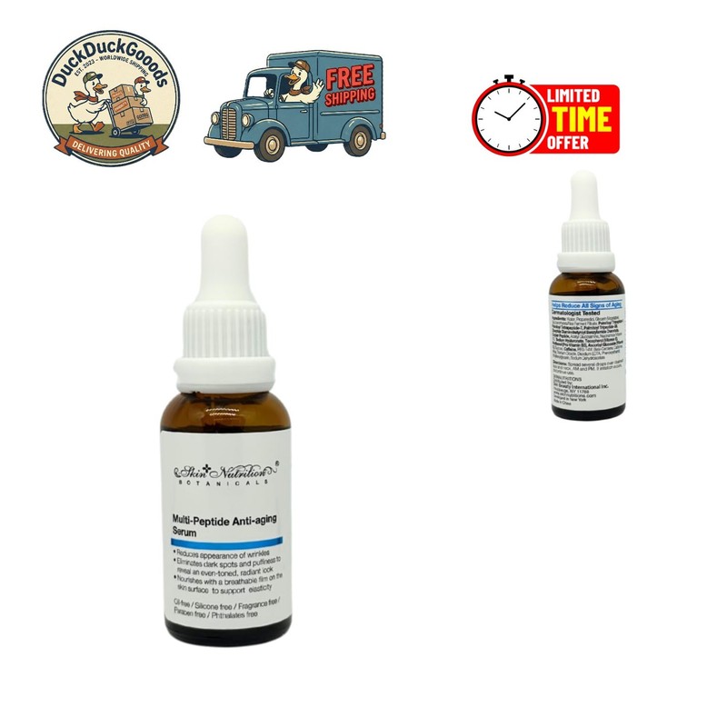 Nourishing Multi-Peptide Anti-Aging Serum, 30ml – Reduces Fine Lines & Wrinkles