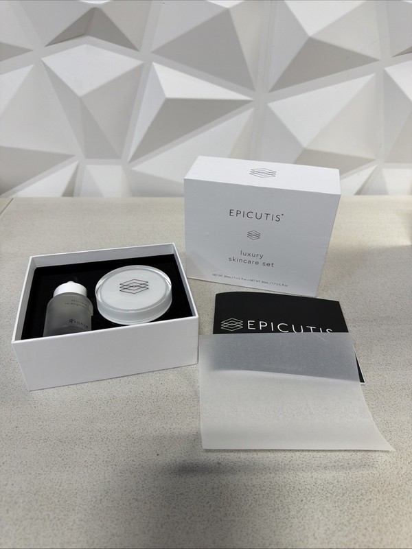 EPICUTIS Luxury Skincare Set Lipid Serum Hyvia Creme (cream) NEW 100%Authentic