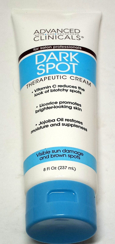 Advanced Clinicals DARK SPOT Therapeutic Cream 8 fl oz for Salon Pros Age Spot