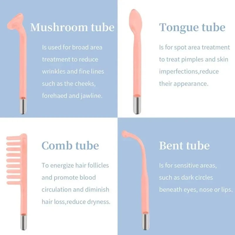 Portable 4 In 1 Facial Skin Care Wand Machine Acne Hair Treatment Set Home Use gallery