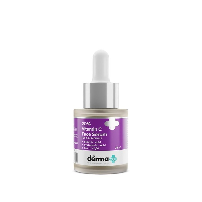 The Derma Co Vitamin C 20% Face Serum 20ml | Glow Booster | Fade Dark Spots