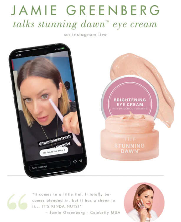 F•H•F FarmHouse Fresh® Stunning Dawn® Brightening Eye Cream .5 oz gallery