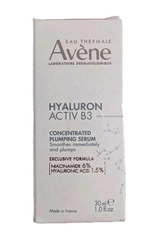 Avene Hyaluron Activ B3 Concentrated Plumping Serum 1 fl. oz. NEW IN BOX