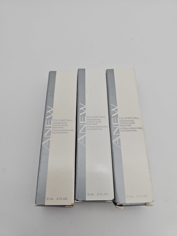 Avon Anew Clinical Professional Stretch Mark Smoother – Sample Lot of 3 -.5 oz