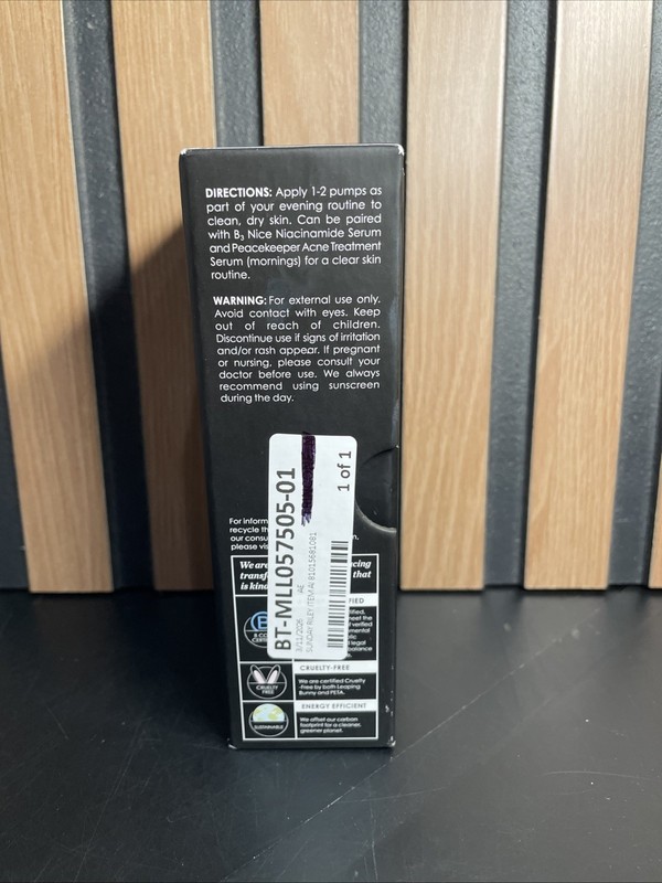 NIB Sunday Riley AI Smart Retinoid Serum 1oz 30ml (0817) gallery