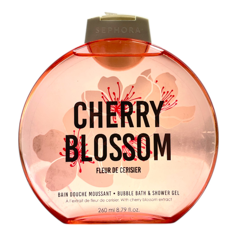 Sephora Cherry Blossom Bubble Bath & Shower Gel-260mL*New/As Seen*