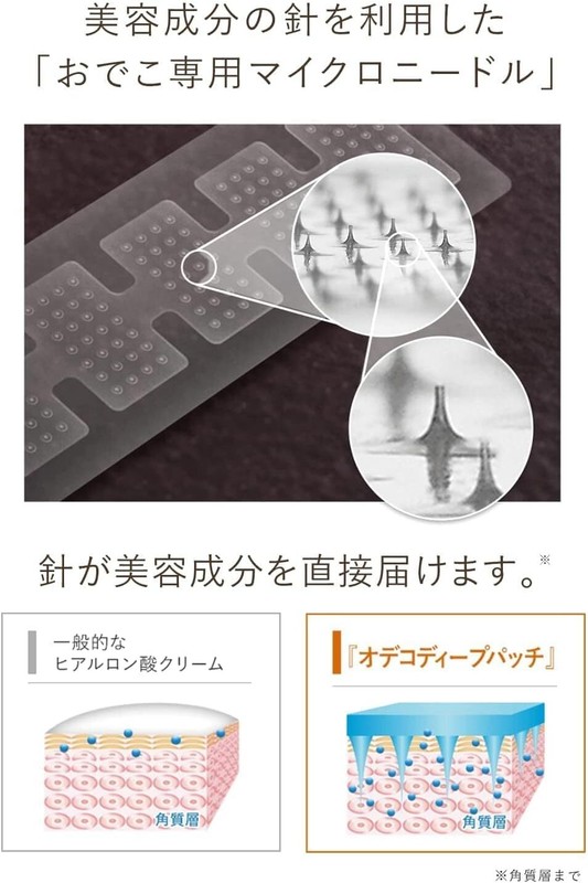 Forehead Anti-Wrinkle Hyaluronic Acid Microneedle Patches (8 patches) x 3 A gallery