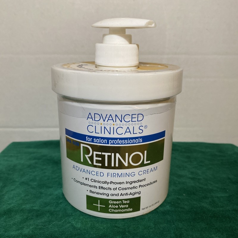Advanced Clinicals Retinol Advanced Firming Moisturizing Cream – 16oz NEW SEALED