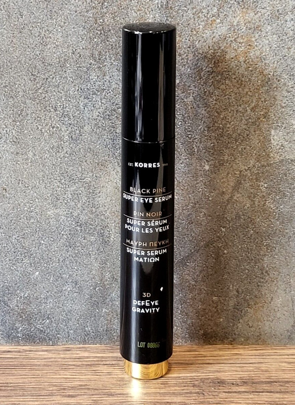 Korres Black Pine 3D Eye-Lift Super Serum ~ 0.51 oz, 15 ml full size NWOB