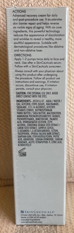 Skinceuticals Advanced RGN-6 Aesthetic Recovery Cream Full Size 1.7oz Sealed Box gallery