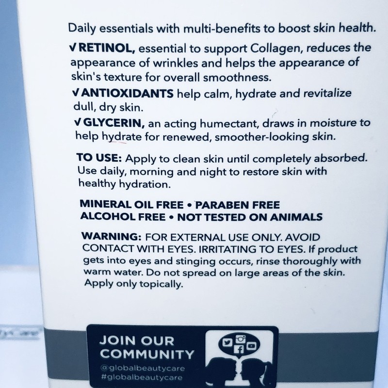 3 Global Beauty Care Power Moisturizer Retinol Antioxidant 5 Benefits in 1 gallery