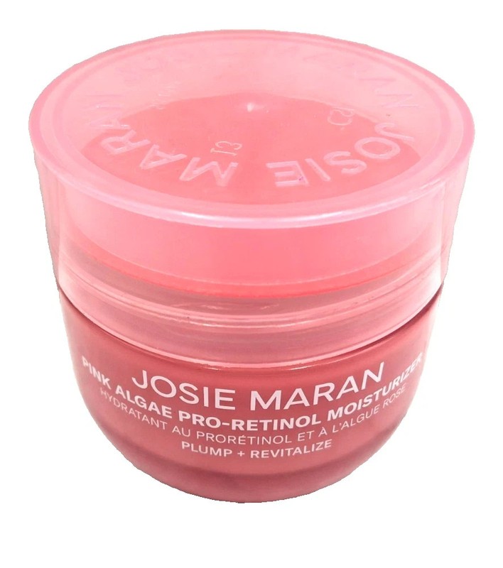 Josie Maran Pink Algae Pro-Retinol Moisturizer, 1.7 Fl Oz, Plump + Revitalize
