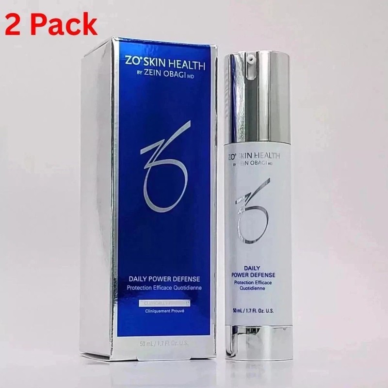 Pack of 2 ZO Skin Health Daily Power Defense 50ml / 1.7oz Anti-Aging Face Cream