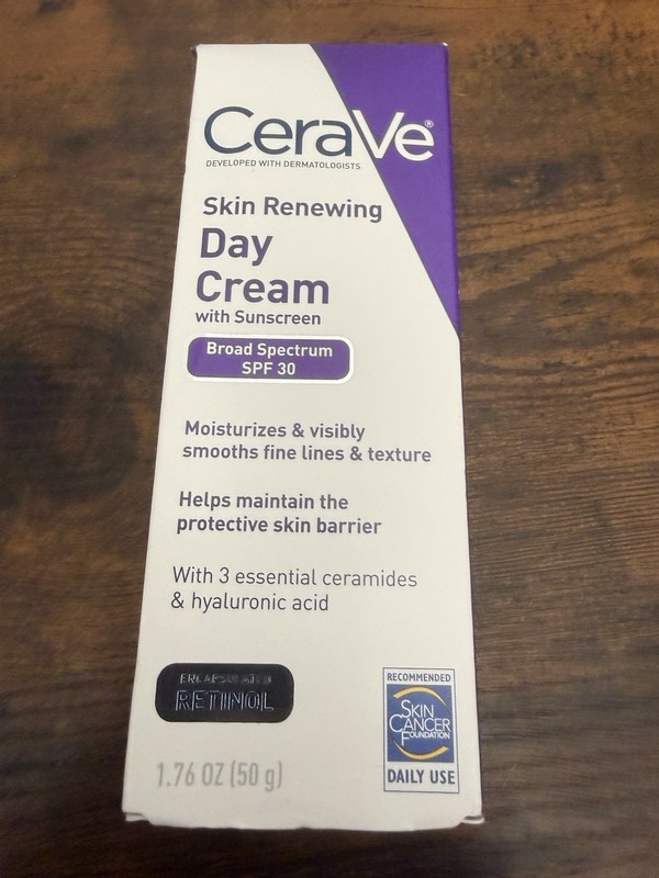 Cerave SPF 30 Skin Renewing Day Cream – 1.76oz Exp 03/28