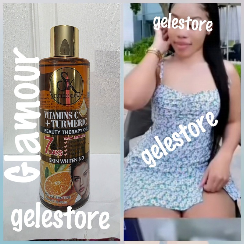 S&k Douchess Glow vitamin C & TURMERIC beauty therapy oil. 300ml x 1