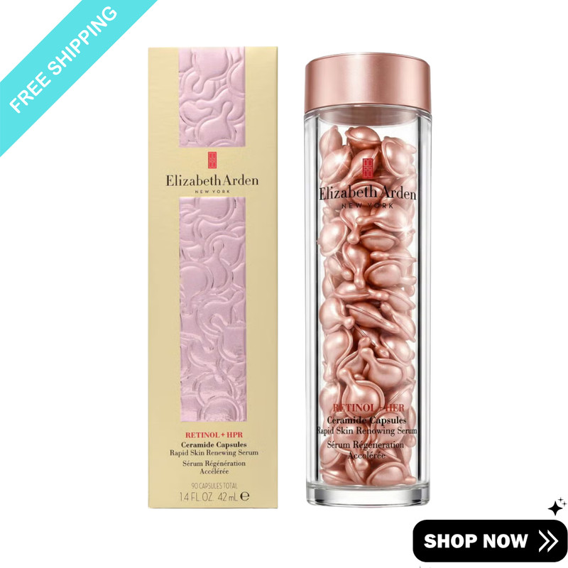 ELIZABETH ARDEN Retinol HPR Ceramide Capsules Rapid Skin Renewing 90 Capsules