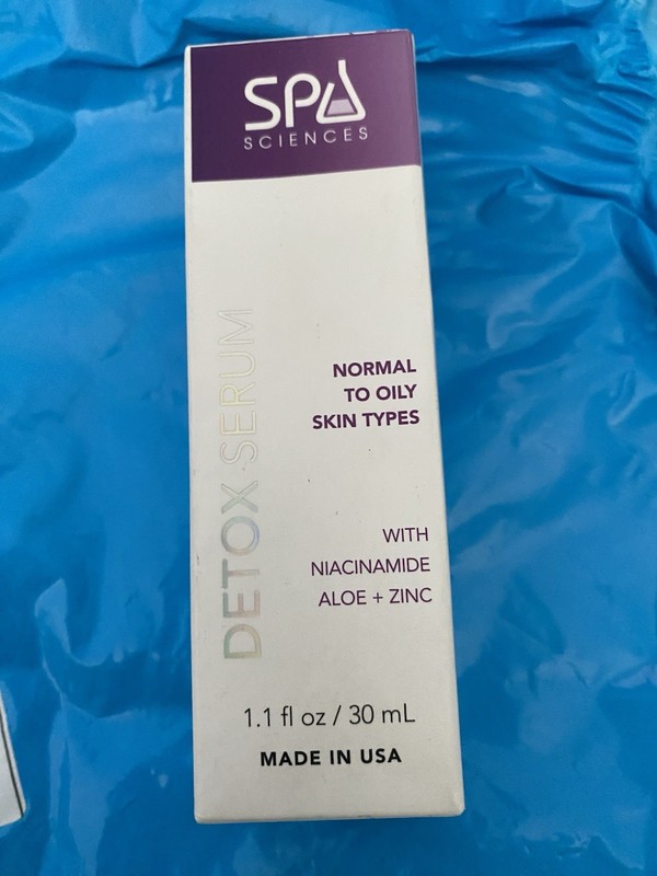 Spa Sciences Hydrating Detox Serum Repleneshing Facial Serum – 1 Fl Oz