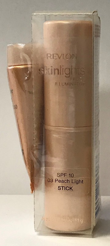 2 X Revlon Skinlights Face Illuminator 03 Peach Light Stick 0.40 oz / 11g