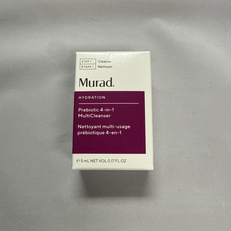 Murad Hydration Prebiotic 4-in-1 Multicleanser 5ml/0.17fl.oz. New In Box