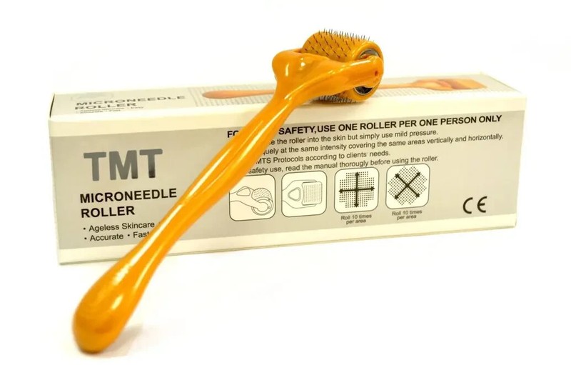 Derma Skin Roller 0.5mm Face, Anti-aging, Scars, Beard, Hair Loss by TMT