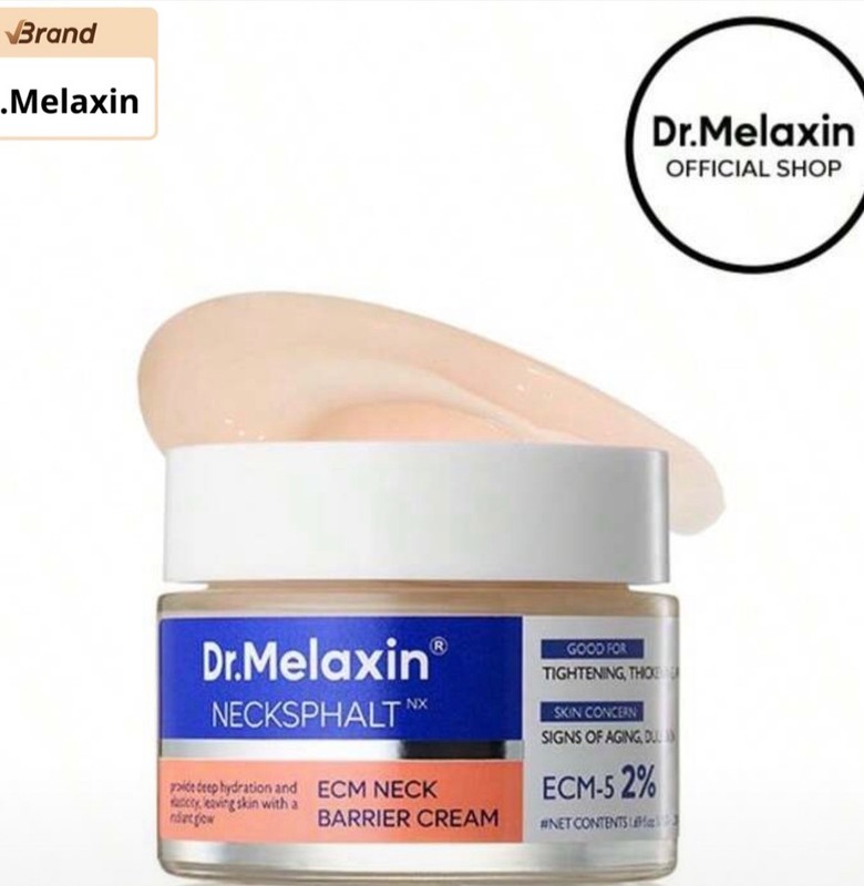 Dr. Melaxin Necksphalt Neck Cream. ECM Barrier Repair, Anti-Aging/Firming