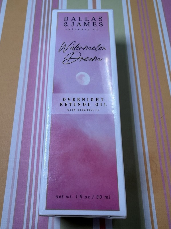 Dallas & James Watermelon Dream Overnight Retinol Oil EXP: 2028 / 1 Fl Oz/SEALED