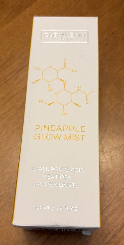 Clean Skin Club Pineapple Glow Mist Hyaluronic Acid Antioxidants 100mL/3.4oz NIB