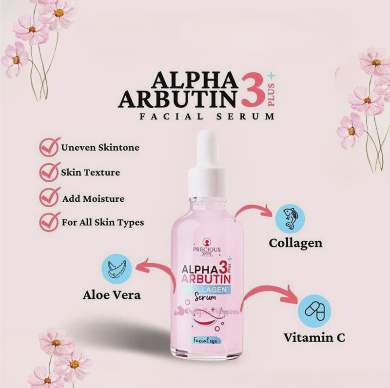 Alpha Arbutin collagen 3 Plus + Skin Serum ~ precious skin made In thailand~50ml gallery
