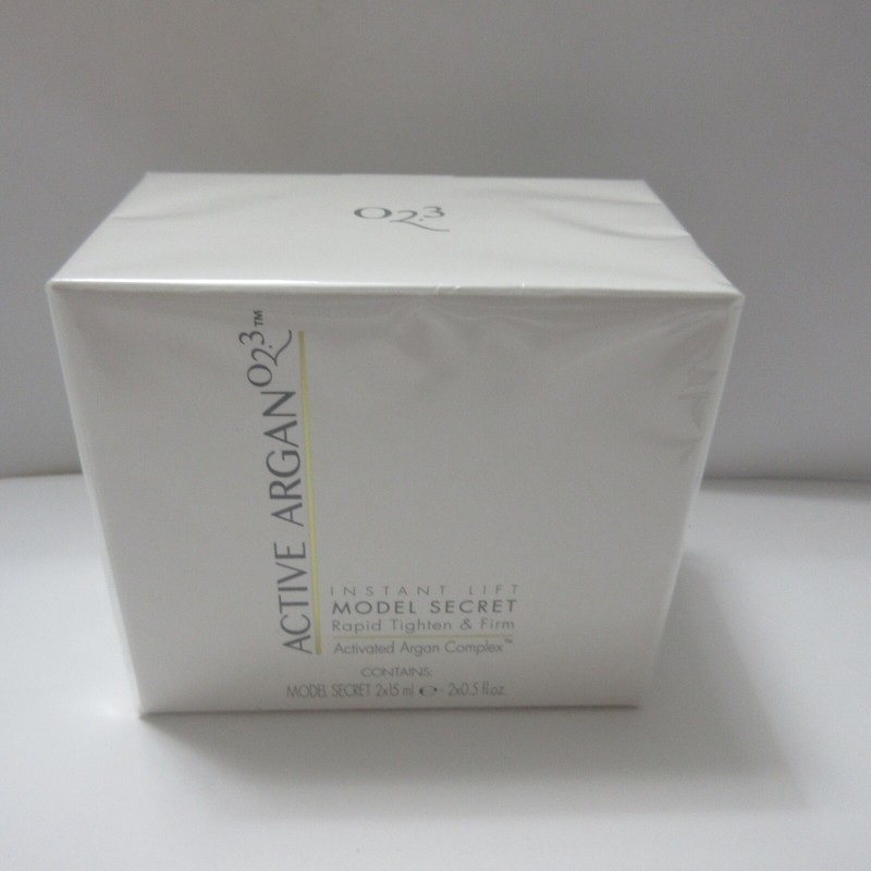 Active Argan O2.3 Instant Lift Model Secret Rapid Tighten ~ 2×0.5 fl oz (2x15ml)