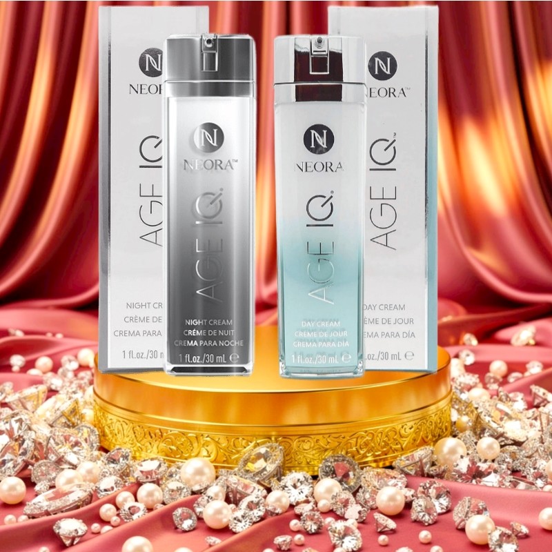 Nerium Aged IQ Day and Night Cream Anti Aging Combo Set 30ml 1oz Each New Sealed