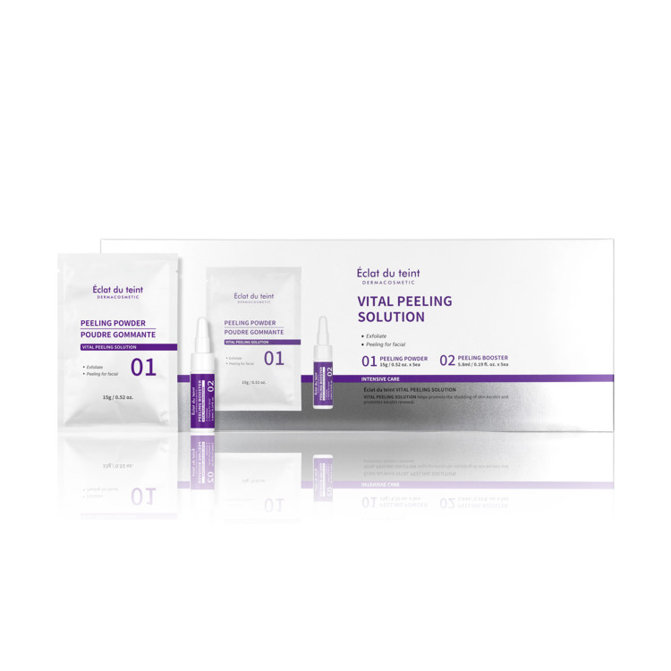 Eclat Du Teint Vital Peeling Solution | Booster 5.8ml *5 ea + Powder 15g * 5ea