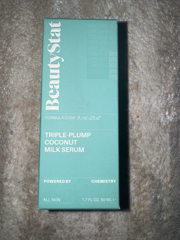 Beauty Stat TRIPLE COCONUT MILK SERUM 1.7 Fl Oz Tri Level Plumping! Free Ship!