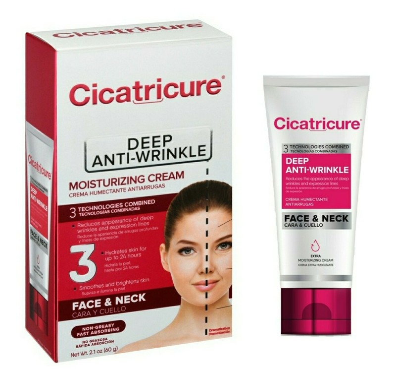 CICATRICURE DEEP ANTI WRINKLE LINES MOISTURIZING CREAM Antiarrugas FAST SHIPPING