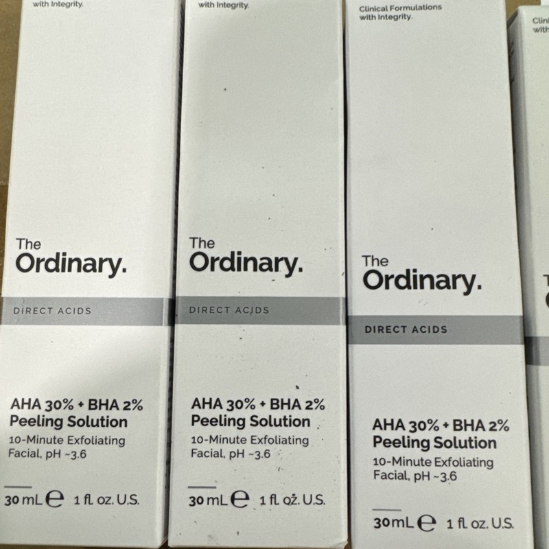 The Ordinary AHA 30 BHA 2 Peeling Solution for uneven skin tone 1 oz NI G1N