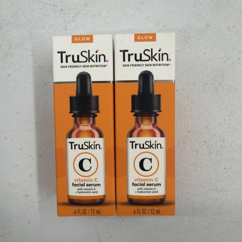 TruSkin Vitamin C Serum for Face, Anti Aging Facial Serum 0.4 fl oz- 2pack